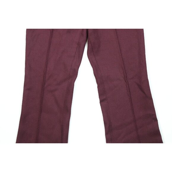 Vintage 70s Lee Mens 34x31 Whipcord Ribbed Knit Corduroy Bell Bottoms Pants USA - Picture 3 of 12